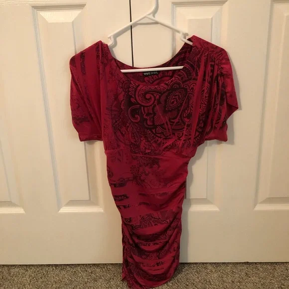 Y2K Pink/Black Top - Picture 4 of 6